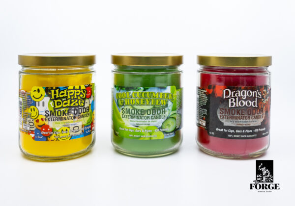 Smoke Odor Candle 13oz Orange Lemon Splash