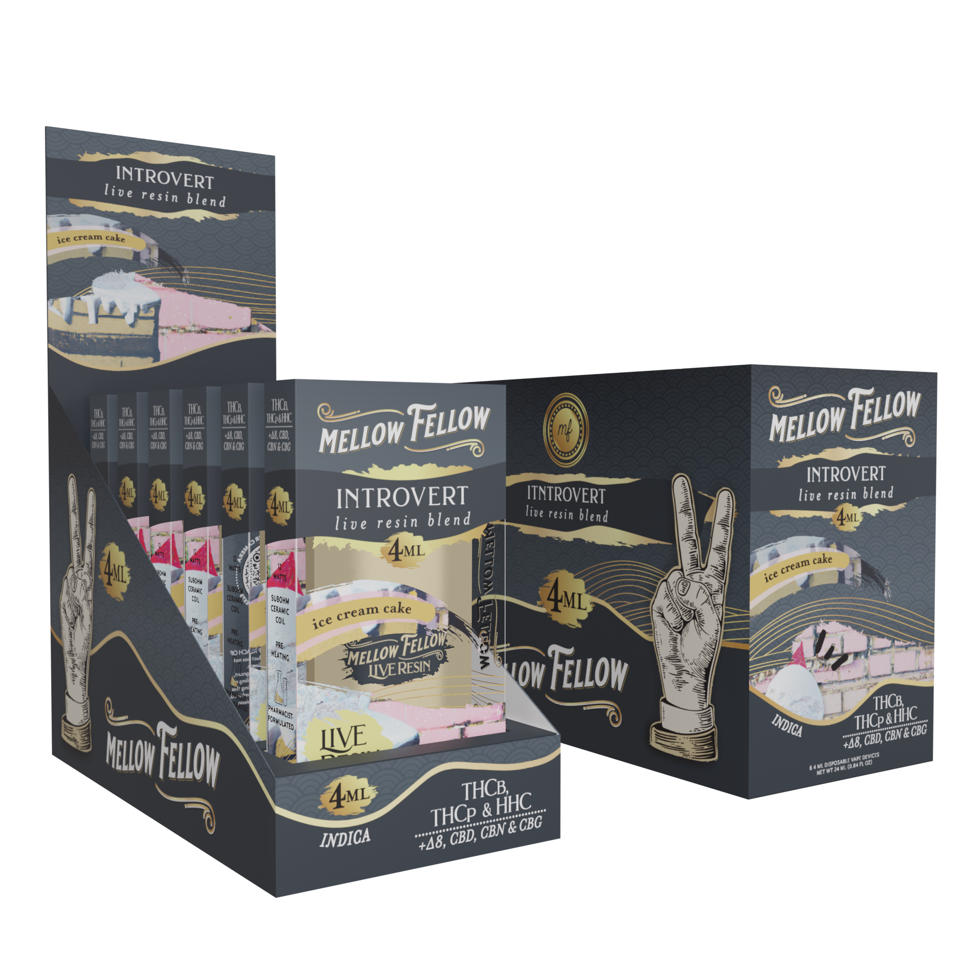 Mellow Fellow 4ml Disposable