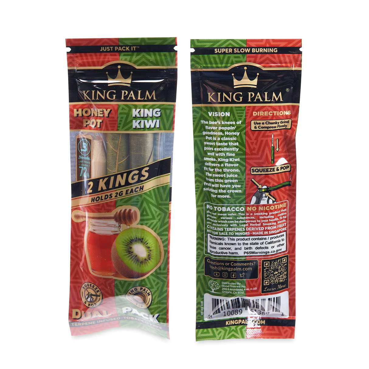 King Palm Flavored 2pk King (2 Gram) - Image 2