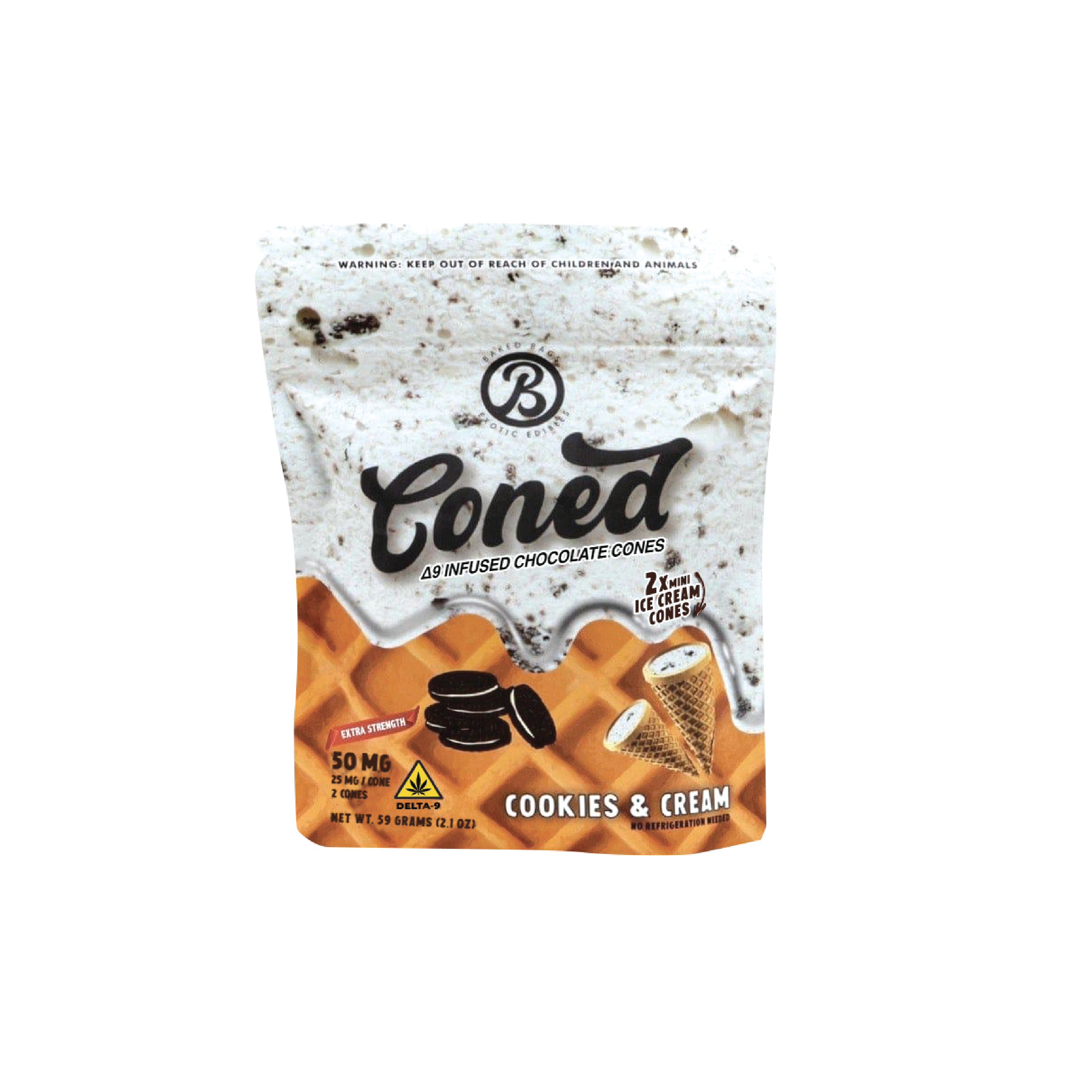 D9 Infused cones By Baked Bags - Image 3
