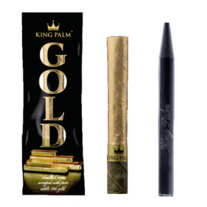 King Palm Single Rolls 24k Gold