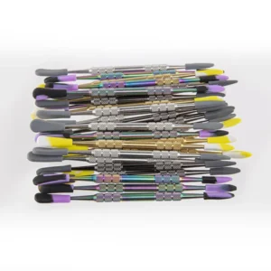 Ooze Steel Dabber with Removable Silicone Tips Varied Color