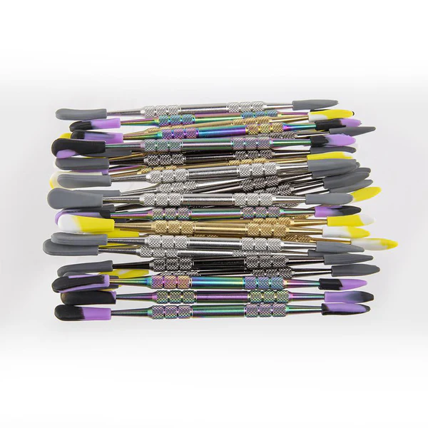 Ooze Steel Dabber with Removable Silicone Tips Varied Color